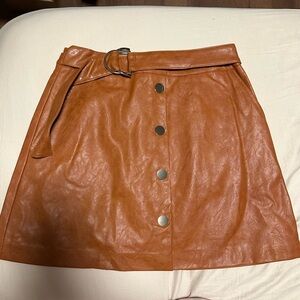 Faux leather Zara mini skirt/ skort size S